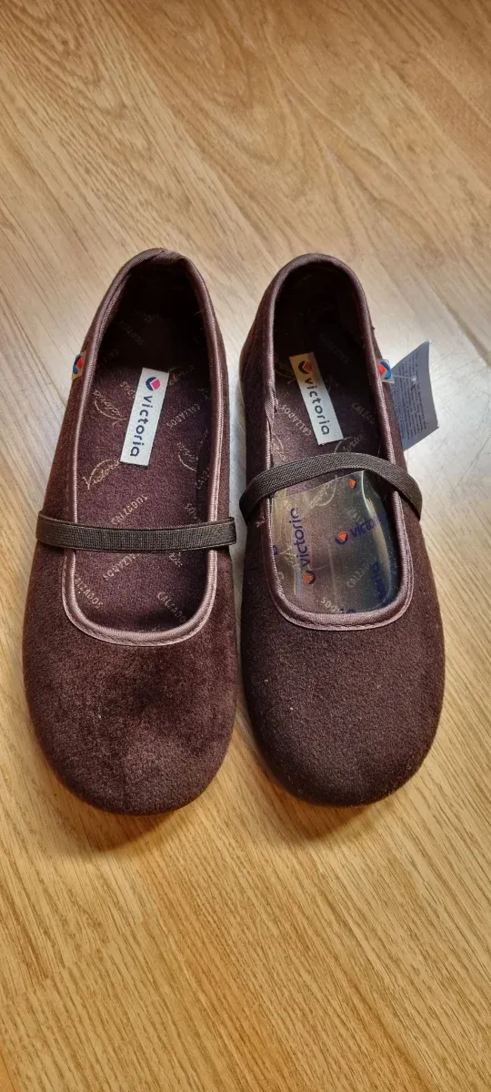 Bailarinas Victoria Marrones Talla 34