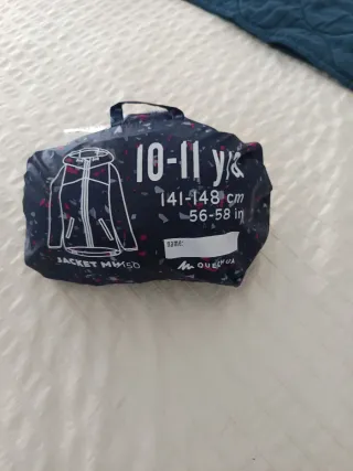 Chubasquero impermeable Quechua 10-11 años