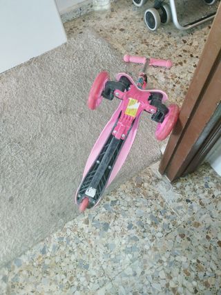 Patinete infantil 3 ruedas rosa