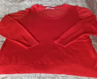 Jersey fino naranja/rojo talla XXL