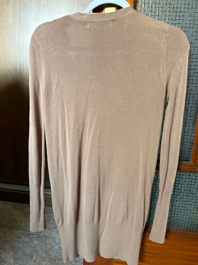 Chaqueta Zara Camel Larga