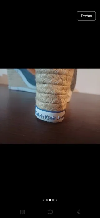 Sandálias de cunha Calvin Klein n.º 35