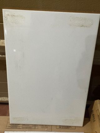 Revestimiento cerámico blanco