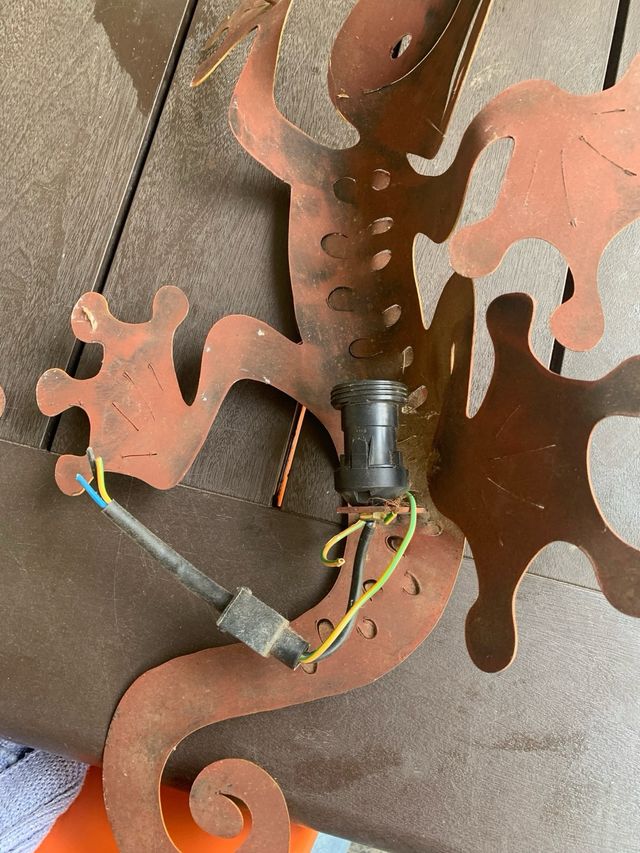 Lámpara Decorativa Metal/Plástico