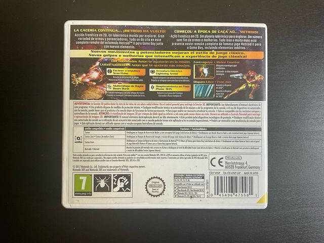 Metroid Samus restituisce PAL SPAIN Multi 3DS