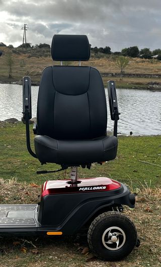 Scooter movilidad reducida rojo