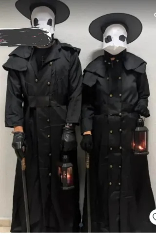 Disfraz Peste Negra. Dos unidades