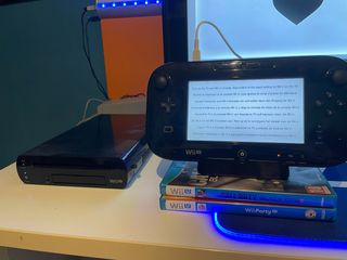 Nintendo Wii U Console Nera