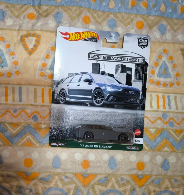 Hot Wheels Premium Audi RS6 Fast Wagons