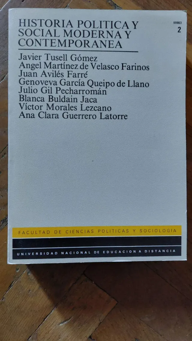 Historia política y social moderna y contemporánea