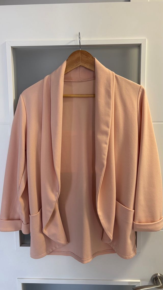 Blazer rosa palo/salmón mujer