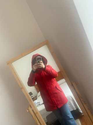 Abrigo Only Rojo Talla S