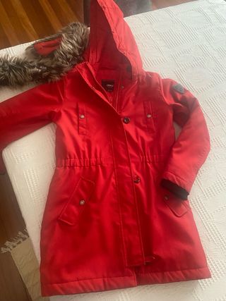 Abrigo Only Rojo Talla S