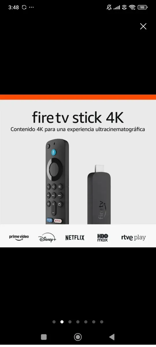 Amazon Fire TV Stick 4k Precintado y 2 fundas