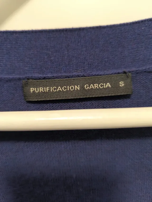 Cárdigan Purificación García Azul Hombre