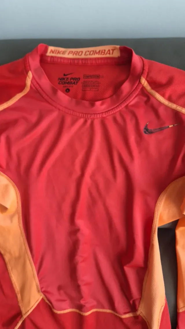 Camiseta Nike Pro Combat L/XL Manga Larga