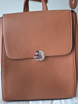 Mochila juvenil marrón