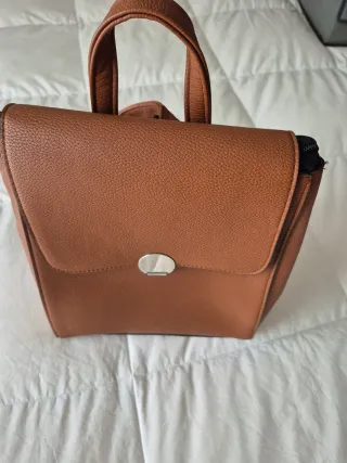 Mochila juvenil marrón