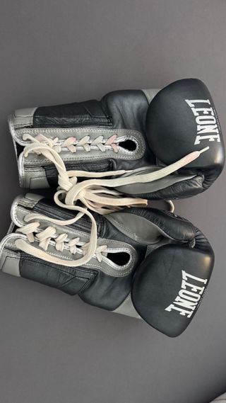 Guantes Leone 1947 Authentic 2 gris 10oz