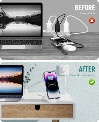 -50%!! | Caricabatterie Apetiy Fast 3 in 1