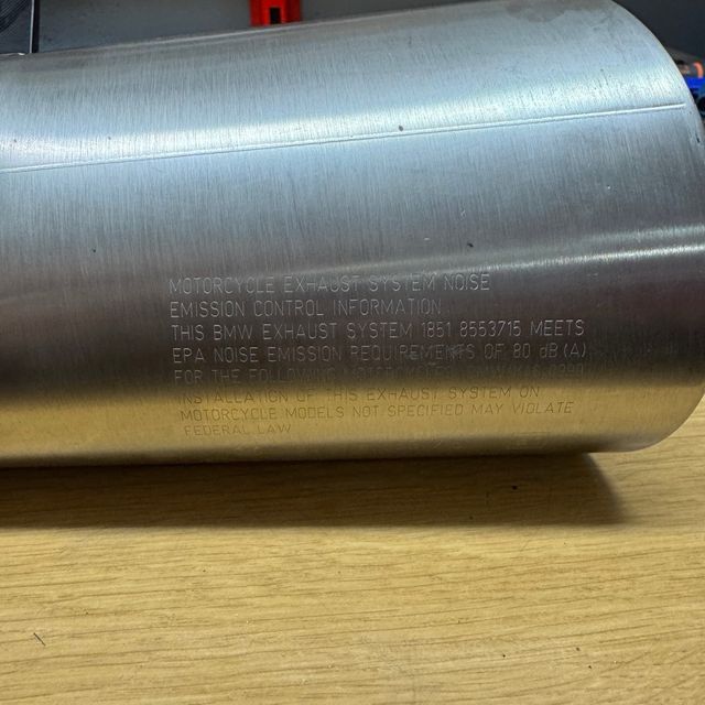 Tubo de escape BMW S1000RR 2010