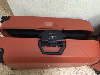 2 Maletas Samsonite Magnum Eco 69cm y 55cm Naranja