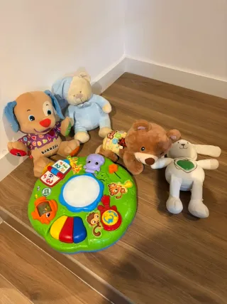 Lote Juguetes Bebé Peluches y Juego