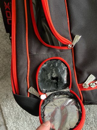 Maleta Padel NOX Tapia Negra/Roja