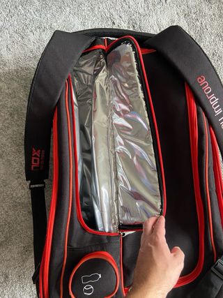 Maleta Padel NOX Tapia Negra/Roja