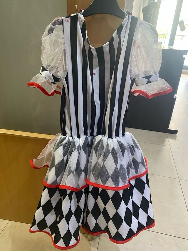 Disfraz Arlequín Asesino Talla de la 8-10años