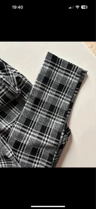 Leggings cuadros Stradivarius