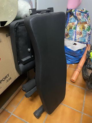 Banco Gimnasio Reclinable Negro