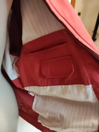 Cazadora Schell Hombre Talla 56 Roja