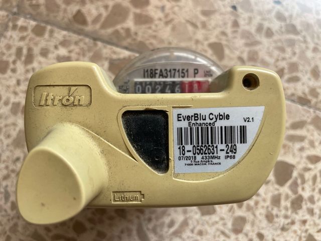 Contador de agua Itron EverBlu Cyble