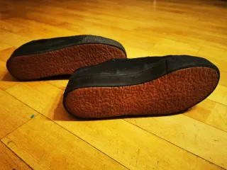 Superga nere alte 37