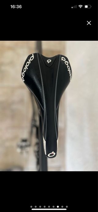 Bicicleta de carretera GHOST negra