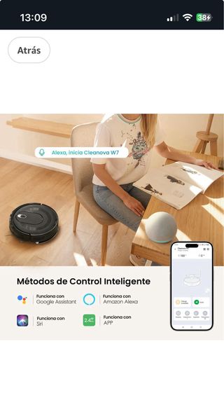 Robot Aspirador y Fregasuelos W7 •PRECINTADO•