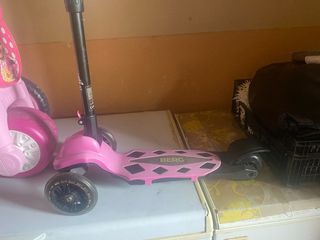 Patinete 3 ruedas niña rosa