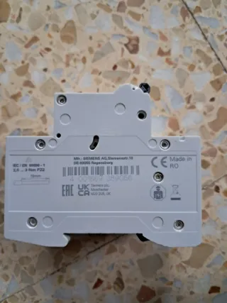 Magnetotérmico Siemens 5SL6425-7 MCB C25