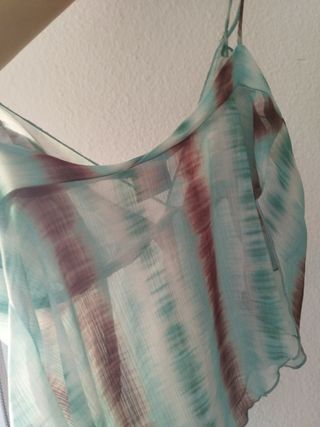 Blusa Pull&Bear Talla L Estampado Tie-Dye