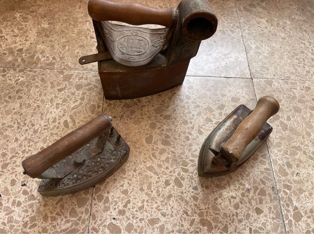 Planchas antiguas de hierro