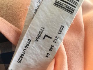 Blusa de verano color salmón