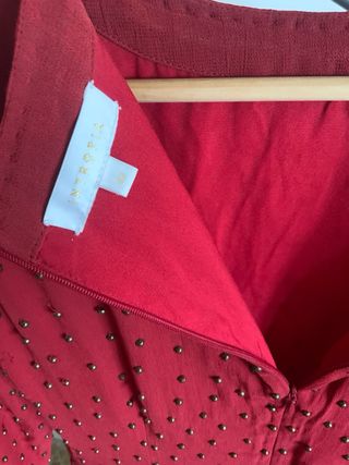 Vestido Intropia fiesta perlas talla 40