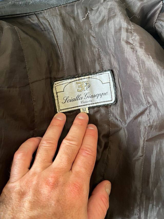 Giacca in vera pelle artigianale, morbidissima