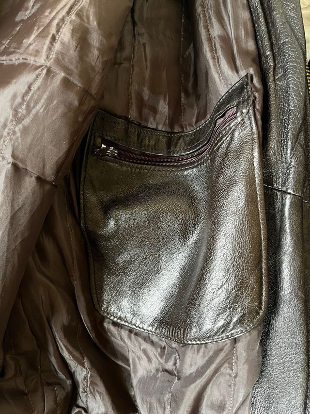 Giacca in vera pelle artigianale, morbidissima