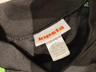 Camiseta Kipsta portero/a negra y verde