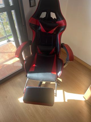 Silla Gaming Negra y Roja