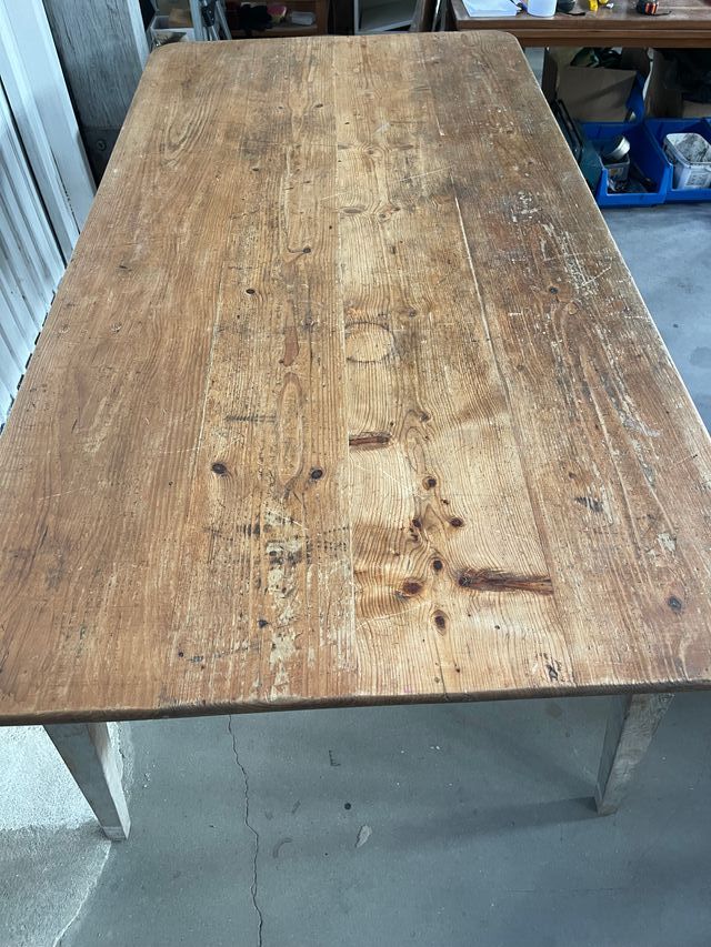 Mesa comedor antigua rustica