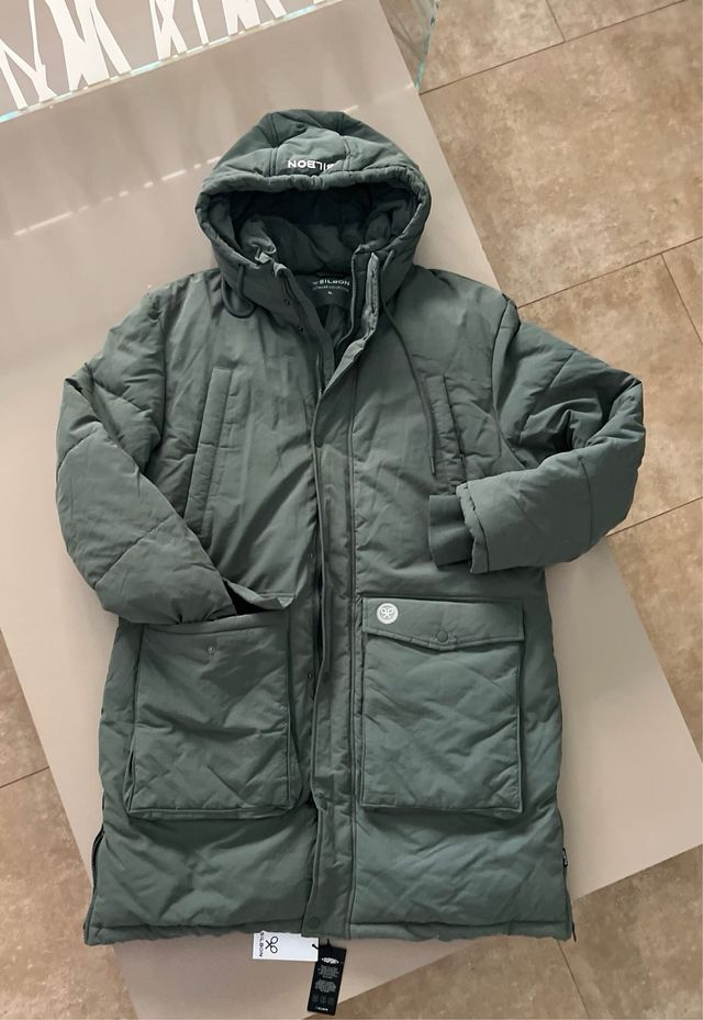 Parka verde Silbon con capucha sin estrenar