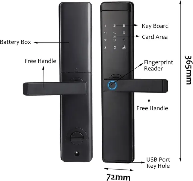¡¡-72%!! | Cerradura Inteligente Huella Digital